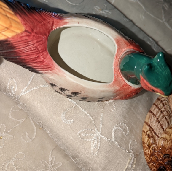 Fitz and Floyd Game Birds lidded trinket box. - Picture 5 of 7